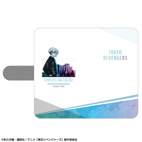 グッズ カバーホルダー 東京リベンジャーズ ブックスタイルスマホケース Mサイズ デザイン05 松野千冬 アニメイト