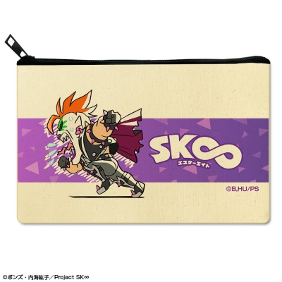 【グッズ-ポーチ】SK∞ エスケーエイト フラットポーチ・04 シャドウ