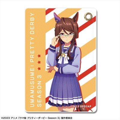 【グッズ-パスケース】TVアニメ『ウマ娘 プリティーダービー Season 3』 レザーパスケース デザイン09(ロイスアンドロイス/制服ver.)【描き下ろし】