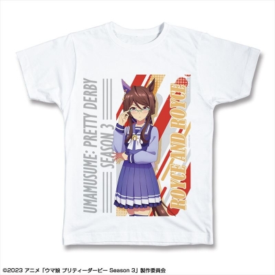 【グッズ-Tシャツ】TVアニメ『ウマ娘 プリティーダービー Season 3』 Tシャツ Lサイズ デザイン09(ロイスアンドロイス/制服ver.)【描き下ろし】