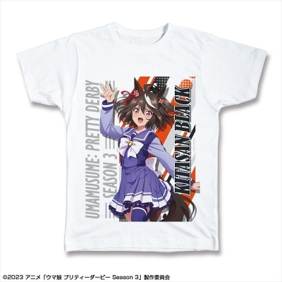 【グッズ-Tシャツ】TVアニメ『ウマ娘 プリティーダービー Season 3』 Tシャツ XLサイズ デザイン01(キタサンブラック/制服ver.)【描き下ろし】