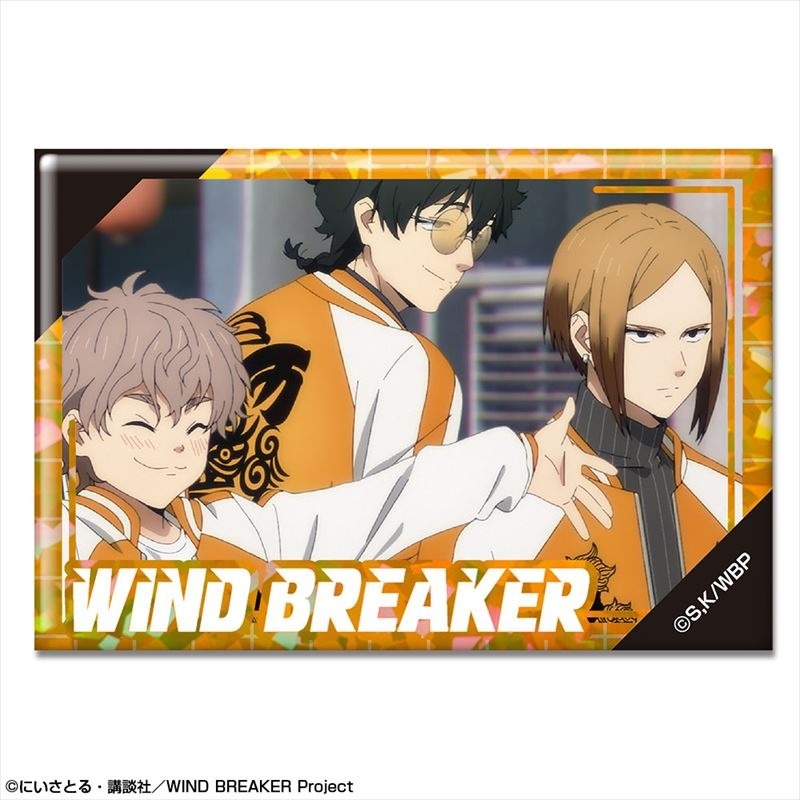 【グッズ-バッチ】TVアニメ「WIND BREAKER」 ホログラム缶バッジ デザイン30(集合/B)