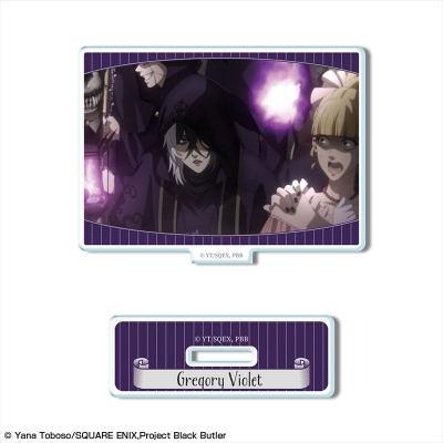 【グッズ-スタンドポップ】TVアニメ『黒執事 -寄宿学校編-』 ミニアクリルスタンド デザイン28(グレゴリー・バイオレット)