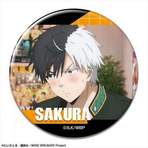 グッズ-バッチ】WIND BREAKER 缶バッジ デザイン01(桜遥/A) | アニメイト 