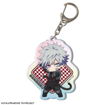 【グッズ-キーホルダー】劇場版 うたの☆プリンスさまっ♪ TABOO NIGHT XXXX オーロラアクリルキーホルダー デザイン02(黒崎蘭丸)