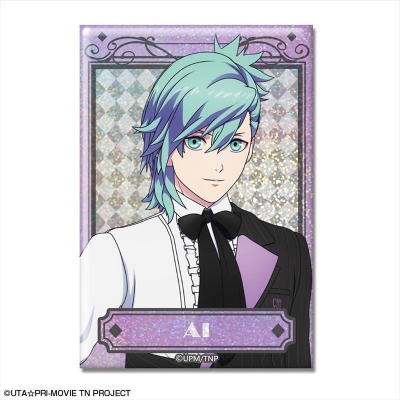 【グッズ-バッチ】劇場版 うたの☆プリンスさまっ♪ TABOO NIGHT XXXX ホログラム缶バッジ デザイン03(美風 藍)