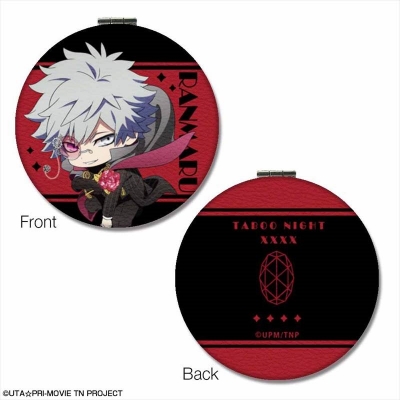 【グッズ-ミラー】劇場版 うたの☆プリンスさまっ♪ TABOO NIGHT XXXX 丸型コンパクトミラー デザイン02(黒崎蘭丸)