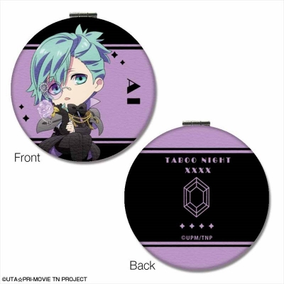 【グッズ-ミラー】劇場版 うたの☆プリンスさまっ♪ TABOO NIGHT XXXX 丸型コンパクトミラー デザイン03(美風 藍)