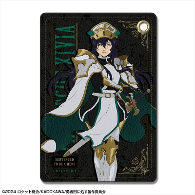 【グッズ-パスケース】勇者刑に処す 懲罰勇者9004隊刑務記録 レザーパスケース デザイン03(パトーシェ・キヴィア)