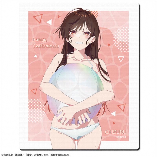 【グッズ-マウスパッド】彼女、お借りします ラバーマウスパッド Ver.4 デザイン02(水原千鶴/B)