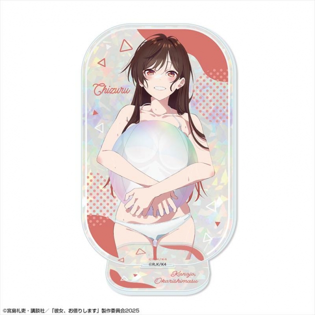 【グッズ-スタンドポップ】彼女、お借りします ホログラムアクリルスタンド デザイン02(水原千鶴/B)