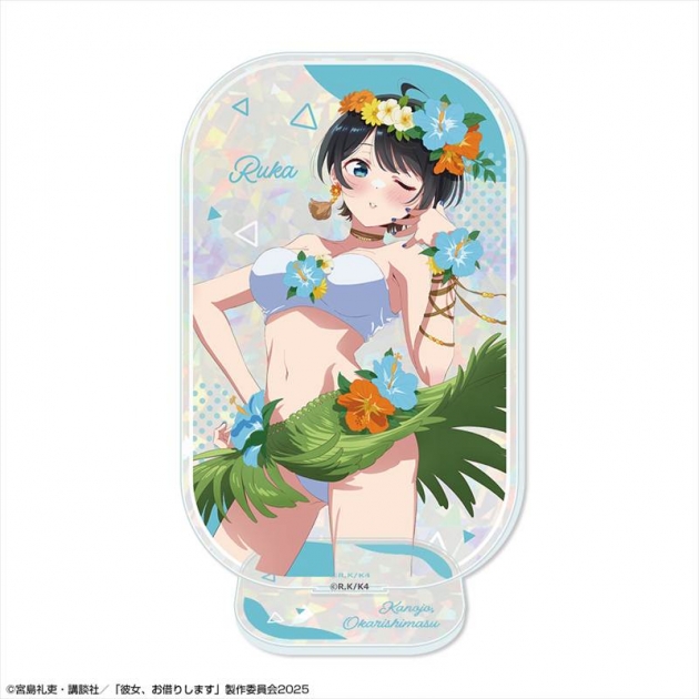 【グッズ-スタンドポップ】彼女、お借りします ホログラムアクリルスタンド デザイン03(更科瑠夏)