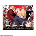 【グッズ-スタンドポップ】TVアニメ『Fate/strange Fake』 アクリルスマホスタンド デザイン03(アヤカ・サジョウ&セイバー)の画像