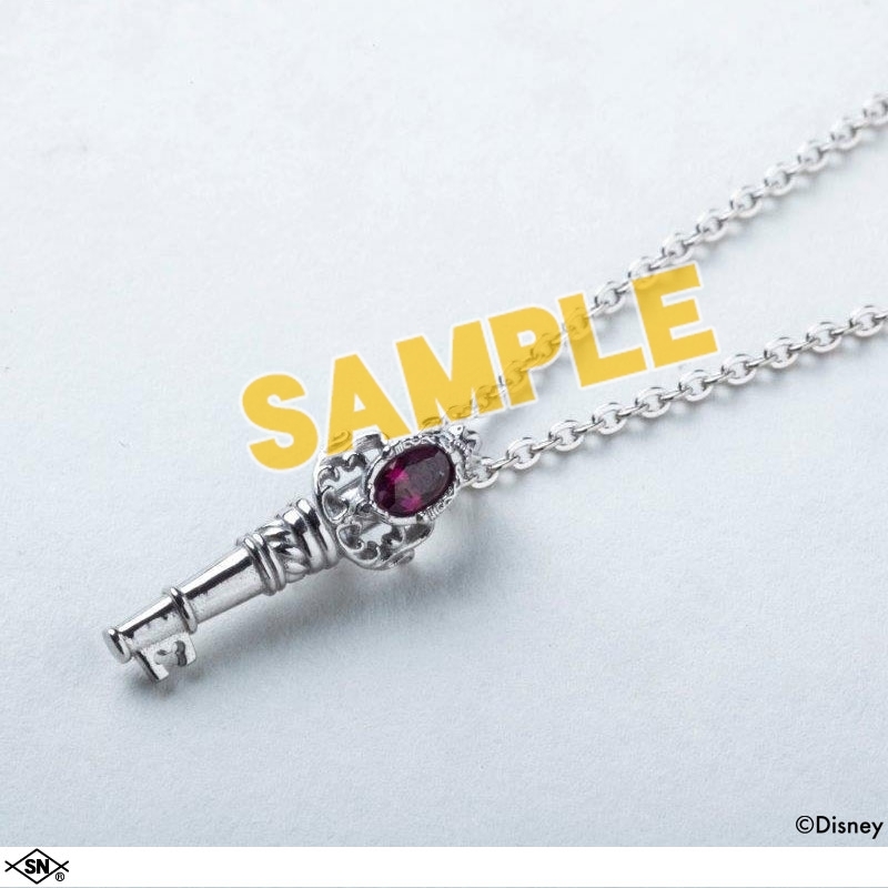 【グッズ-ネックレス】『ディズニー ツイステッドワンダーランド』 <ハーツラビュル寮> <ケイト・ダイヤモンド>シルバーネックレス