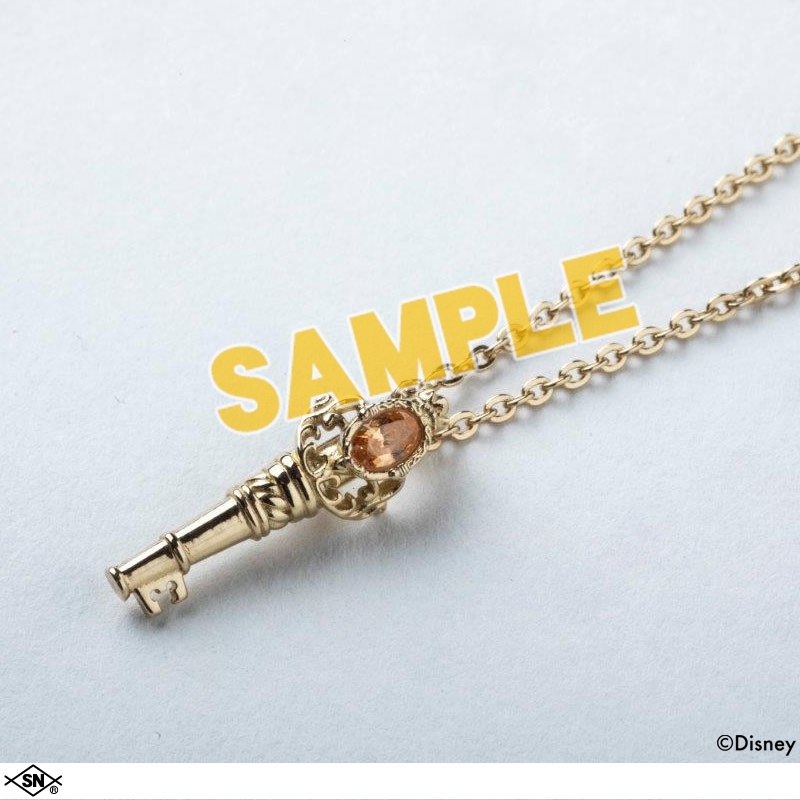 【グッズ-ネックレス】『ディズニー ツイステッドワンダーランド』 <サバナクロー寮> <レオナ・キングスカラー>シルバーネックレス ゴールド