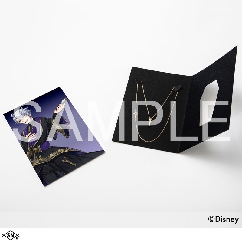 【グッズ-ネックレス】『ディズニー ツイステッドワンダーランド』 <オクタヴィネル寮> <アズール・アーシェングロット>シルバーネックレス ゴールド