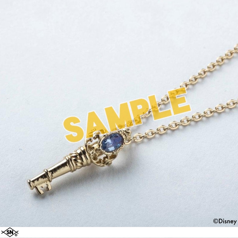 【グッズ-ネックレス】『ディズニー ツイステッドワンダーランド』 <オクタヴィネル寮> <アズール・アーシェングロット>シルバーネックレス ゴールド