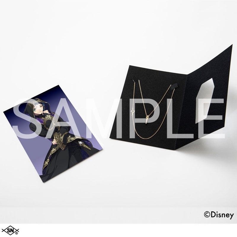 【グッズ-ネックレス】『ディズニー ツイステッドワンダーランド』 <オクタヴィネル寮> <ジェイド・リーチ>シルバーネックレス ゴールド