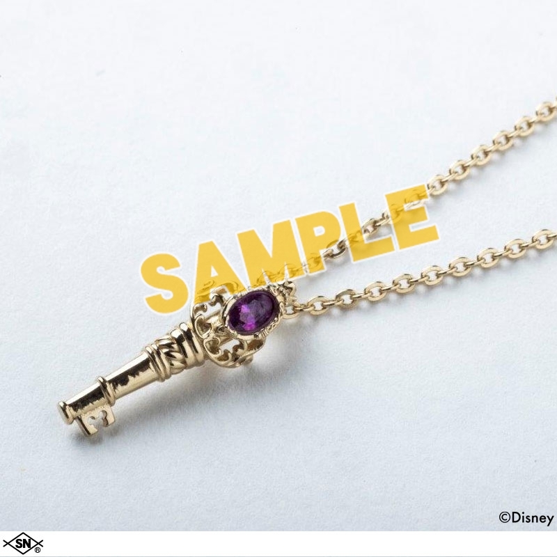 【グッズ-ネックレス】『ディズニー ツイステッドワンダーランド』 <ポムフィオーレ寮> <エペル・フェルミエ>シルバーネックレス ゴールド