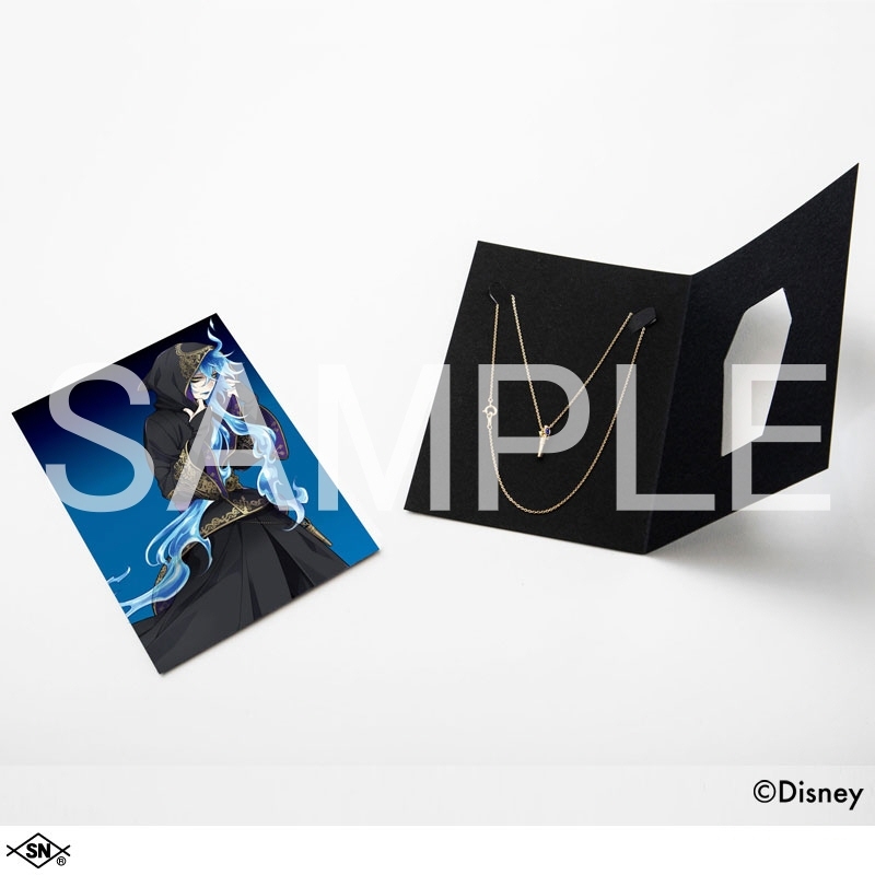 【グッズ-ネックレス】『ディズニー ツイステッドワンダーランド』 <イグニハイド寮> <イデア・シュラウド>シルバーネックレス ゴールド