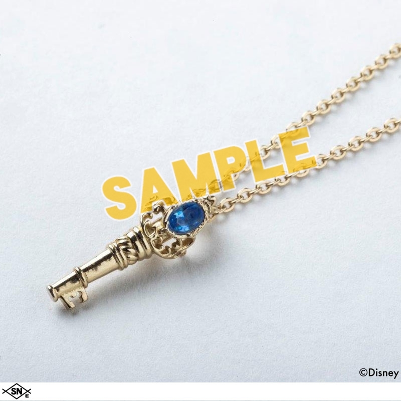 【グッズ-ネックレス】『ディズニー ツイステッドワンダーランド』 <イグニハイド寮> <イデア・シュラウド>シルバーネックレス ゴールド