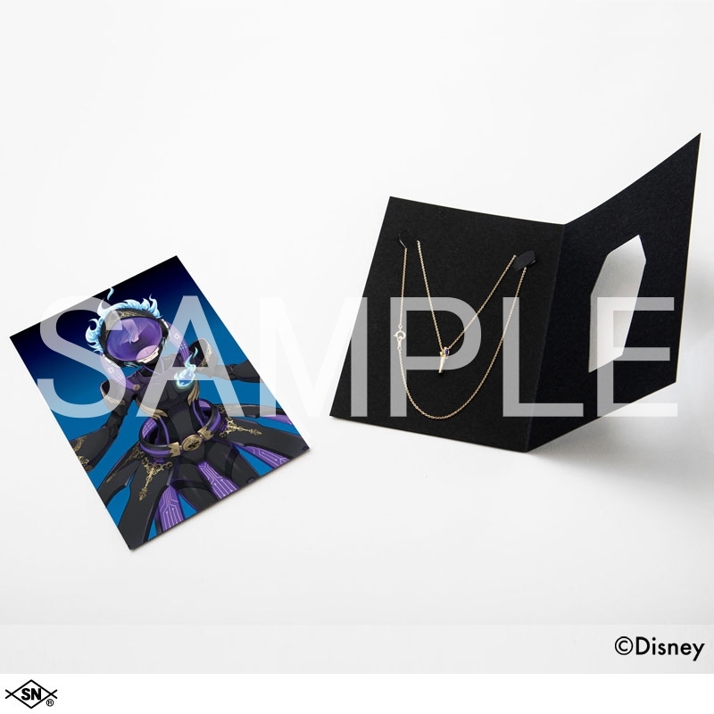 【グッズ-ネックレス】『ディズニー ツイステッドワンダーランド』 <イグニハイド寮> <オルト・シュラウド>シルバーネックレス ゴールド