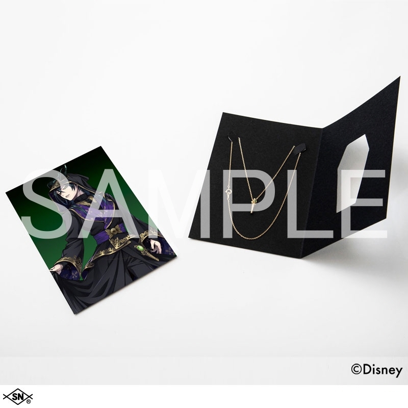 【グッズ-ネックレス】『ディズニー ツイステッドワンダーランド』 <ディアソムニア寮> <マレウス・ドラゴニア>シルバーネックレス ゴールド