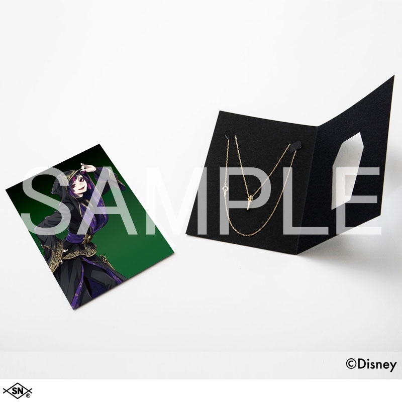 【グッズ-ネックレス】『ディズニー ツイステッドワンダーランド』 <ディアソムニア寮> <リリア・ヴァンルージュ>シルバーネックレス ゴールド