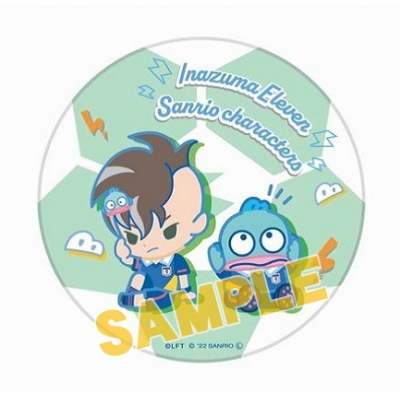 【グッズ-コースター】イナズマイレブン×サンリオキャラクターズ 白雲石吸水コースター 不動明王×ハンギョドン