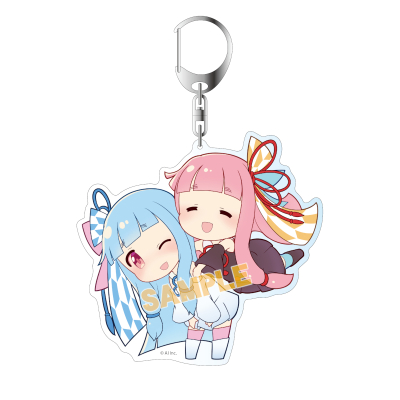 【グッズ-キーホルダー】琴葉 茜・葵 おんぶ姉妹アクリルキーホルダー