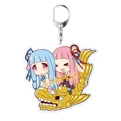 【グッズ-キーホルダー】琴葉 茜・葵 しゃちほこ姉妹アクリルキーホルダー