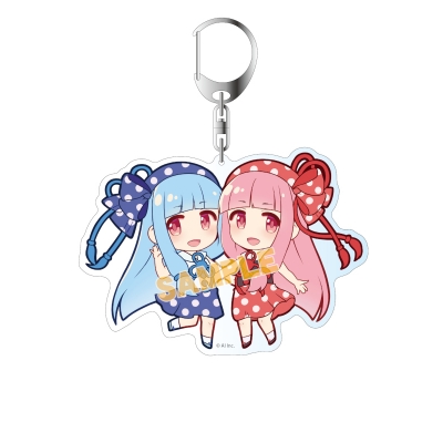 【グッズ-キーホルダー】琴葉 茜・葵 水玉姉妹アクリルキーホルダー