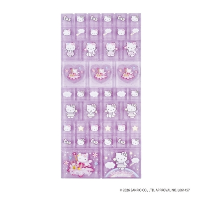 【グッズ-シール】ハローキティ タイルシール フェアリー