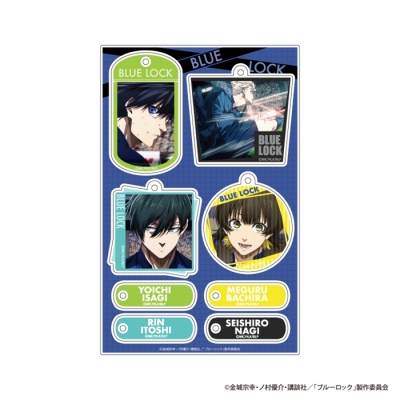 【グッズ-キーホルダー】ブルーロック ぎっしりアクリルキーチェーンブルーロックチーム