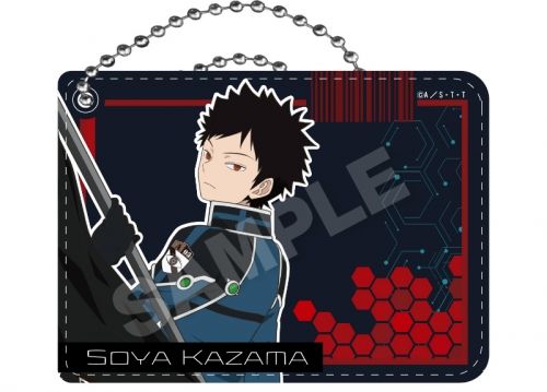 グッズ パスケース ワールドトリガー Puレザーパスケース 風間蒼也 アニメイト