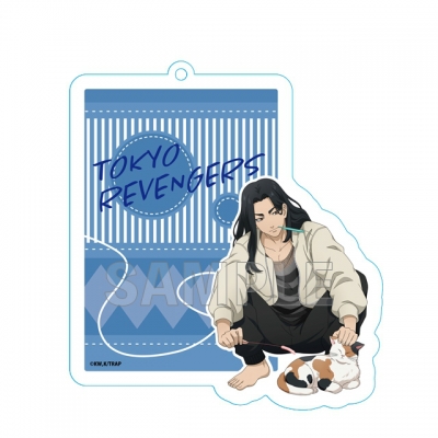 【グッズ-パスケース】東京リベンジャーズ ダイカットパスケース Peaceful Holiday ver. 場地圭介