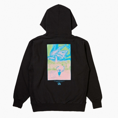 【グッズ-ウィンドブレーカー】ダンダダン Hoodie ターボババア XLサイズ