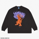【グッズ-Tシャツ】デジモンアドベンチャー Long Sleeve Tee グレイモン XLサイズの画像