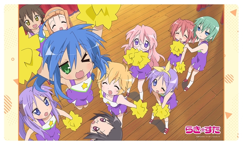 らき☆すた ラバーマット チア集合