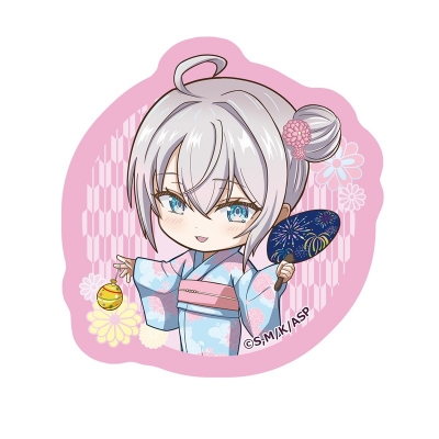 【グッズ-コースター】時々ボソッとロシア語でデレる隣のアーリャさん 【描き起こし】ダイカットクッションコースター アーリャ(浴衣)