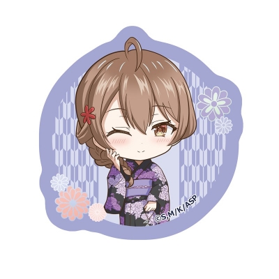 【グッズ-コースター】時々ボソッとロシア語でデレる隣のアーリャさん 【描き起こし】ダイカットクッションコースター マーシャ(浴衣)