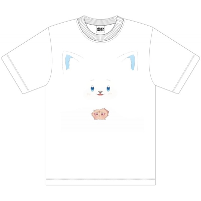 【グッズ-Tシャツ】転生したら第七王子だったので、気ままに魔術を極めます Tシャツ シロ&グリモ M