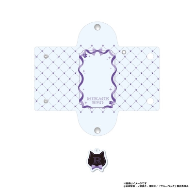 【グッズ-ポーチ】ブルーロック 名前入りクリアマルチケース 御影玲王(ねこ執事)
