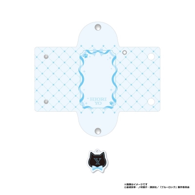 【グッズ-ポーチ】ブルーロック 名前入りクリアマルチケース 氷織羊(ねこ執事)