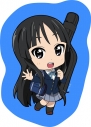 【グッズ-ブランケット】けいおん! 【描き起こし】ダイカットブランケット 澪の画像