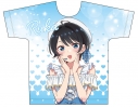 【グッズ-Tシャツ】彼女、お借りします 描き下ろしフルグラフィックTシャツ 更科瑠夏(アイドル)Lの画像