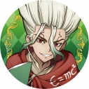 【グッズ-バッチ】Dr.STONE 【描き下ろし】ジュエリー缶バッジセット 石神千空(4期Ver.)の画像