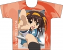 【グッズ-Tシャツ】涼宮ハルヒの憂鬱 フルグラフィックTシャツ 涼宮ハルヒ XLの画像