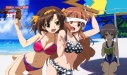 【TCG-マット】涼宮ハルヒの憂鬱 ラバーマット 水着の画像