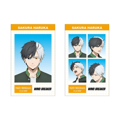 【グッズ-ブロマイド】WIND BREAKER 証明写真風ブロマイドセット【桜遥】